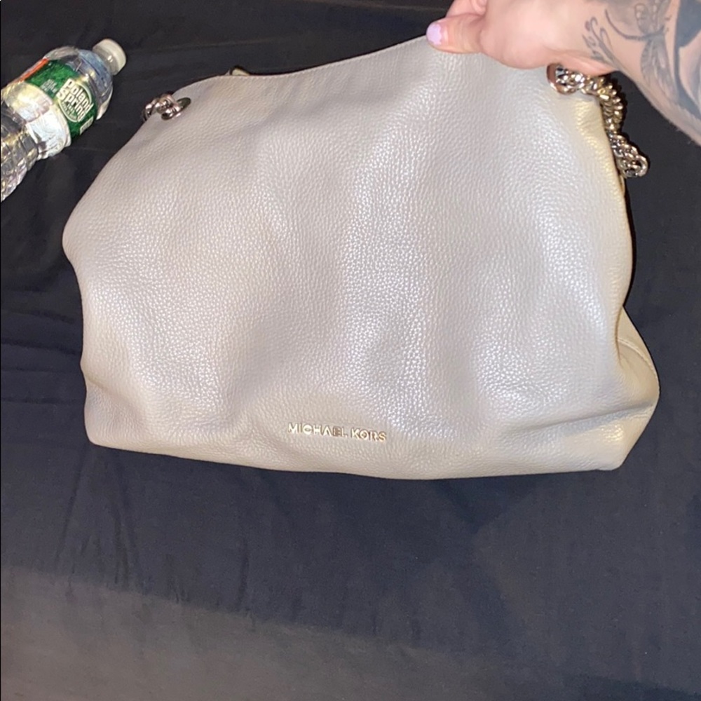 Grey Michael kors purse